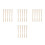 200 Pcs Bamboo Craft Sticks For Kites And Lanterns Light Yellow 4