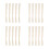 200 Pcs Bamboo Craft Sticks For Kites And Lanterns Light Yellow 10