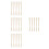 200 Pcs Bamboo Craft Sticks For Kites And Lanterns Light Yellow 9