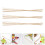 200 Pcs Bamboo Craft Sticks For Kites And Lanterns Light Yellow 11