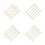 200 Pcs Bamboo Craft Sticks For Kites And Lanterns Light Yellow 8