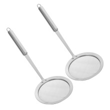 6 Pcs Stainless Steel Fine Mesh Skimmer Spoon For Hot Pot 80 Mesh