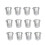 90 Pcs Sewing Thimble Protective Supplies Diy Crafts Tools For Home 1