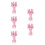 5Pcs Plastic Round Knitting Spool Loom In Two Sizes Pink 10