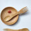 10 Unidades Cubiertos Japoneses Spork Bambú Para 11