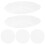 20St Wit Silicone Mat Mesh Herbruikbaar Voor Buns & Dumplings 2
