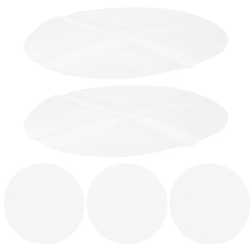 20St Wit Silicone Mat Mesh Herbruikbaar Voor Buns & Dumplings 1
