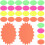 320Pièces Découpes Explosion Multicolores Décor 2
