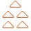 5Pcs Wood Triangle Billiard Rack For Pool Table 8