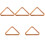 5Pcs Wood Triangle Billiard Rack For Pool Table 5