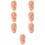7 Pcs Human Ear Acupuncture Ear (Chocolate) 10