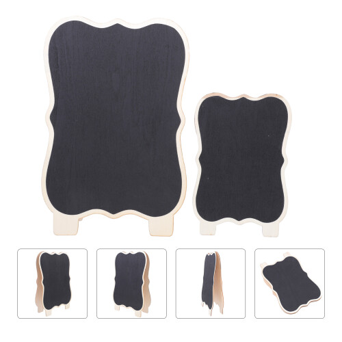 2Pcs Creative Tabletop Chalkboards For Message And Memo Writing 2