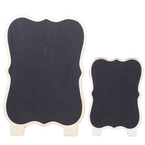 2Pcs Creative Tabletop Chalkboards For Message And Memo Writing 1