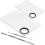 2 Set Manicure Mixing Plate With 6