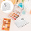 2 Set Manicure Mixing Plate With 2