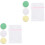 8 Pcs Reusable Nursing Pads For Breastfeeding (Assorted Colors) 3