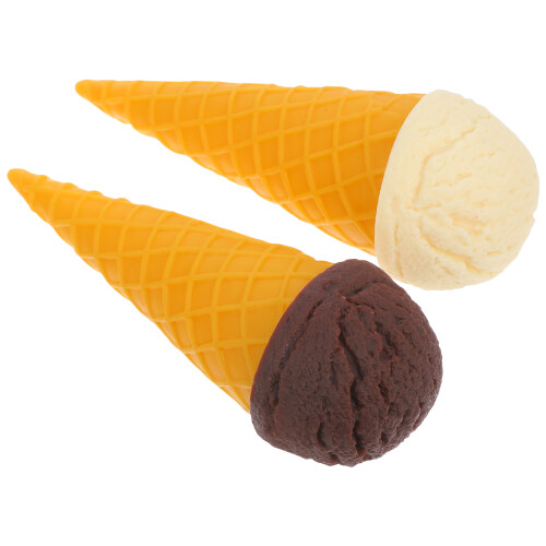 2Pcs 5.7Inch Simulation Ice Cream Waffle Cone Mold For Toddlers
