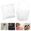 2Pcs Modern Ring Pillow With Matching Flower Basket For Wedding 8