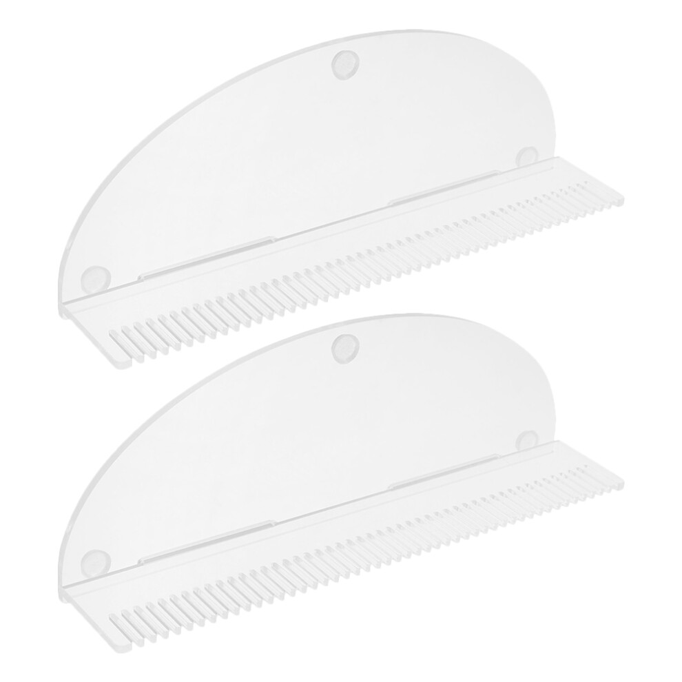 Aboofan Unisex 2Pcs Acrylic Transparent Hair Extension Display Stand Wig Holder