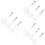 3Pcs Pasta Strainer Stainless Steel Mesh Kitchen Sieve Silver 6