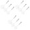 3Pcs Pasta Strainer Stainless Steel Mesh Kitchen Sieve Silver 3