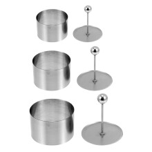 3Sets Stainless Steel Cold Dish Mallen Set Lichtgewicht En Langdurig