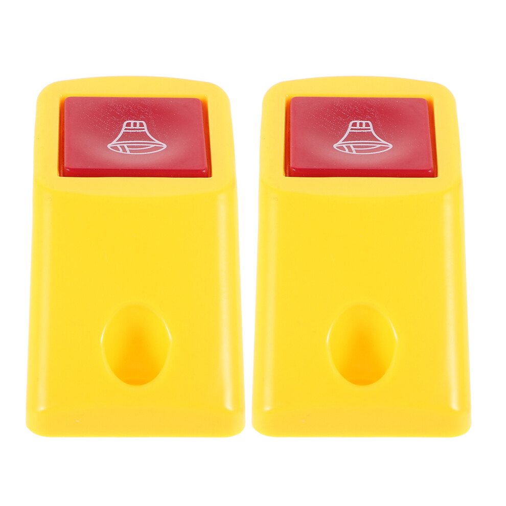 2Pcs Bus Get Off Reminder Device Plastic Handrail Alert Button 3352339565291