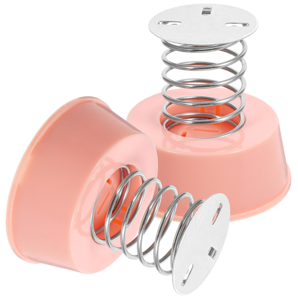 2Pcs Spring Base For Doll Head Shaking Toy Diy Car Dashboard Pink 3352387401350