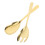 2Pcs Stainless Steel Salad Serving Set Fork And Spoon Kitchen Utensil 1