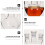 1Pc 3 Neck Round Bottom Boiling Flask Distillation Apparatus 11