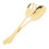 2Pcs Stainless Steel Salad Serving Set Fork And Spoon Kitchen Utensil 11