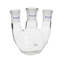 1Pc 3 Neck Round Bottom Boiling Flask Distillation Apparatus