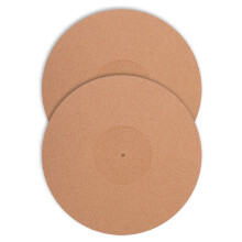 8 Pcs Vinyl Recorder Mats Cork Turntable Slipmat Anti Static