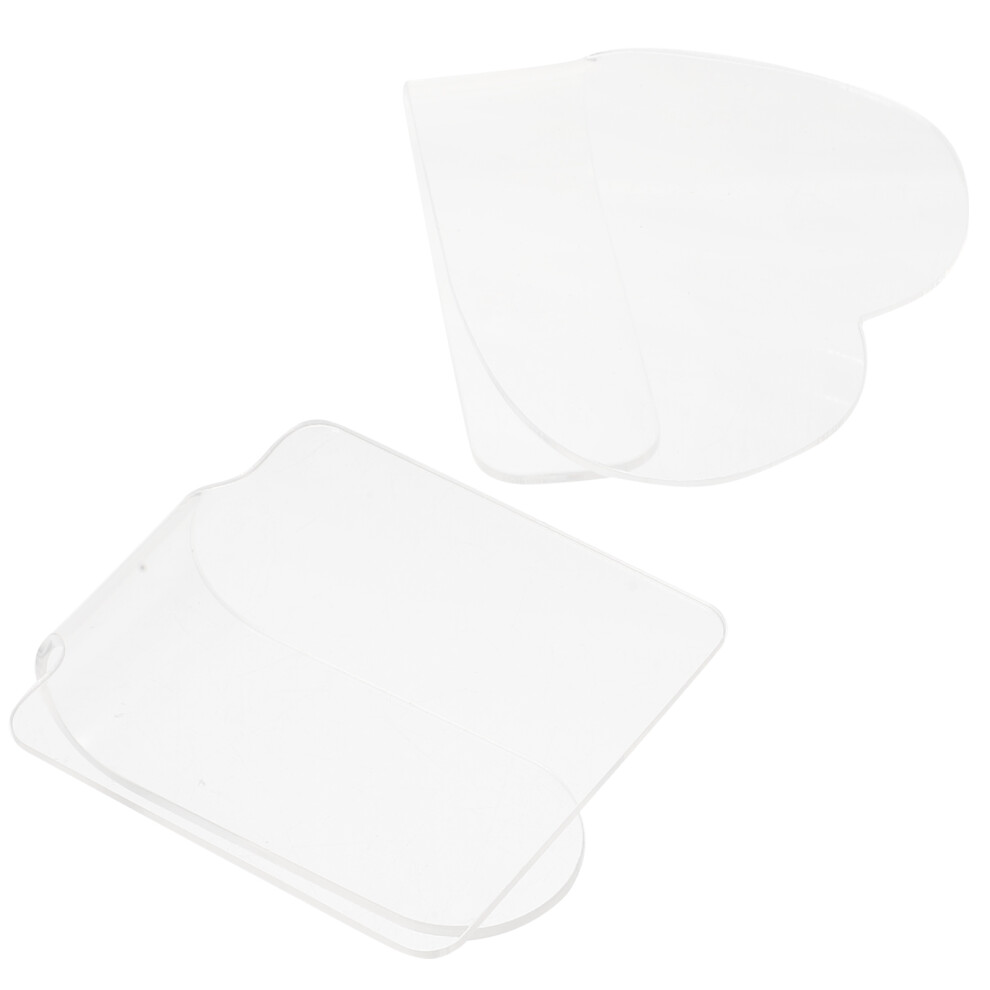 Villcase 6 Pcs Eyeliner Cosmetic Palette Nail Painting Makeup Mixing Tray