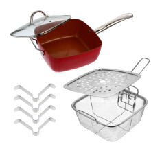 Set Da 4 Antiaderenti Per Wok Cucina Casa