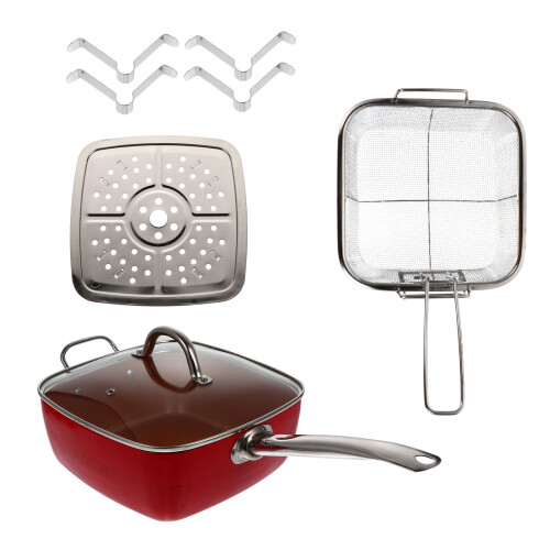 Set Da 4 Antiaderenti Per Wok Cucina Casa 1