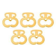 5 Stück T-Ring-Haken Aluminiumlegierung 60x42mm Gold