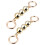 6 Pcs Short Pearl Chains For Bag Diy Round Imitation Bead Handle 1