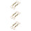 6 Pcs Short Pearl Chains For Bag Diy Round Imitation Bead Handle 10