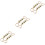 6 Pcs Short Pearl Chains For Bag Diy Round Imitation Bead Handle 7