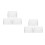 6 Pcs Portable Acrylic Billiard Chalk Storage Box Transparent 7
