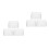 6 Pcs Portable Acrylic Billiard Chalk Storage Box Transparent 9
