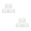 6 Pcs Portable Acrylic Billiard Chalk Storage Box Transparent 8