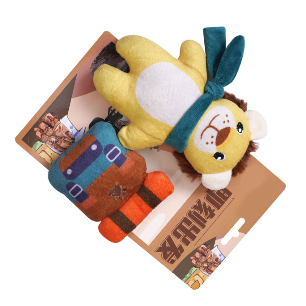 Squeaky Plush Dog Toy for Biting and Play, 20cm