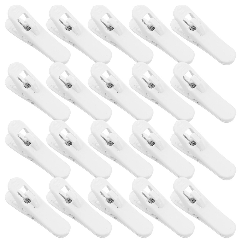 80 Pcs Earphone Wire Clips For Cable Management On Clothes 031133437685