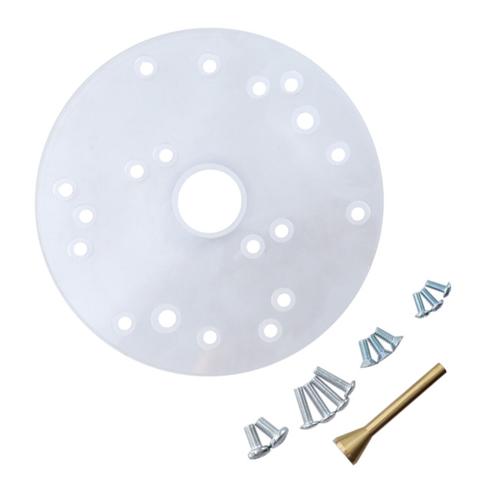 2 Sets Router Base Replacement Acrylic Baseplate Accessories 031133438002