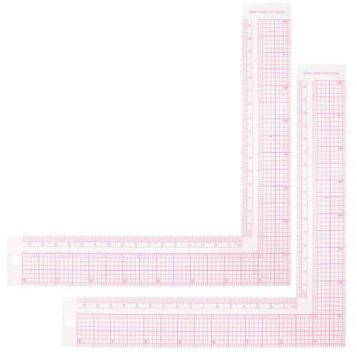 6 Pcs Sewing Ruler L Square Curve Measure Tailor Ruler 1