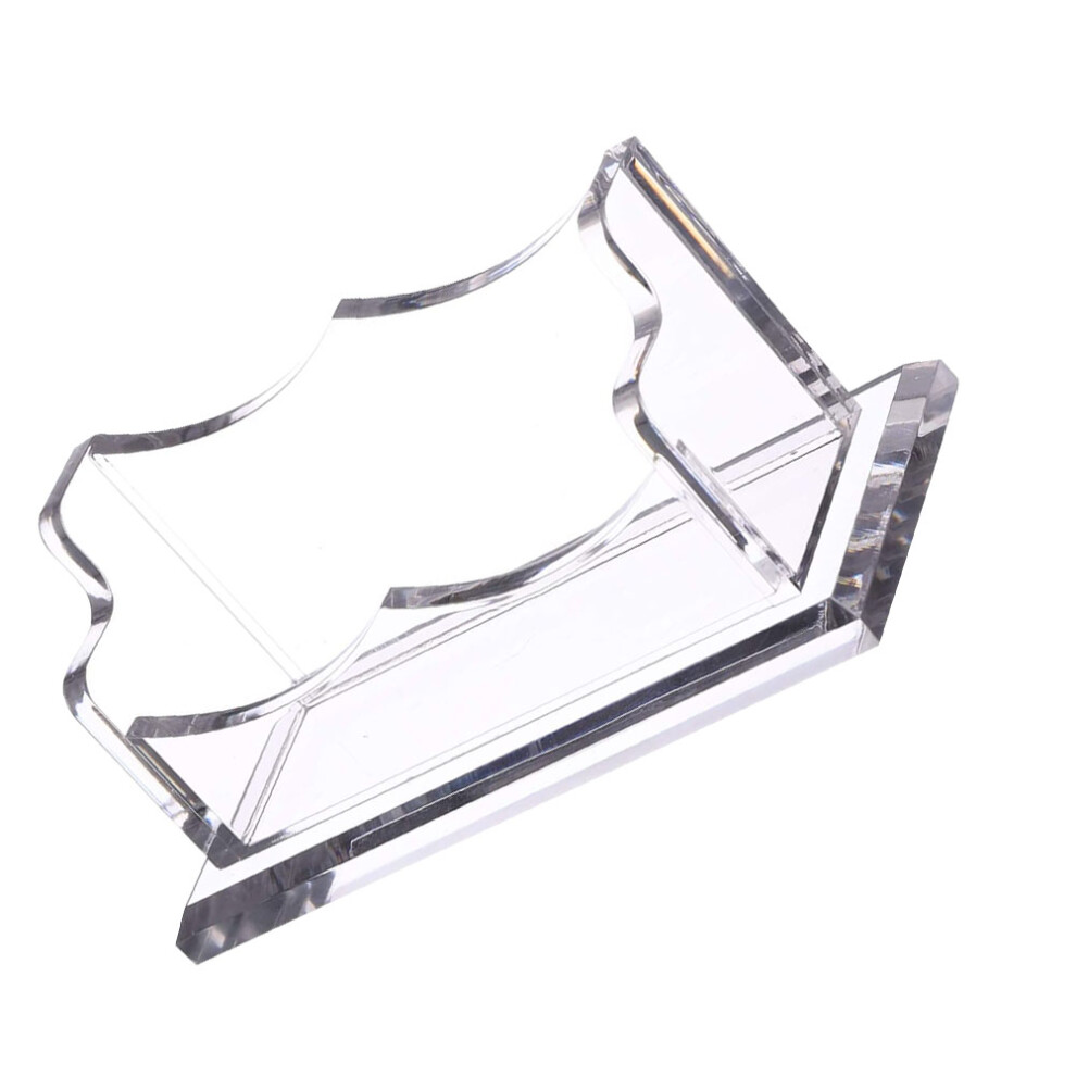 Photos - Other Furniture 2Pcs Clear Desktop Business Card Holder Storage Box