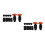 4 Pcs Motorbike Handlebar Plug Safety Ends 10