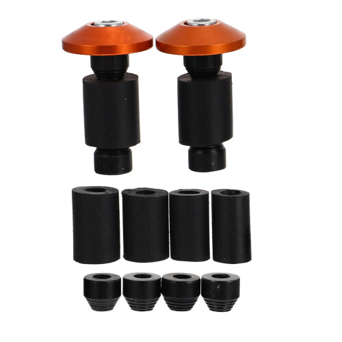 4 Pcs Motorbike Handlebar Plug Safety Ends 1